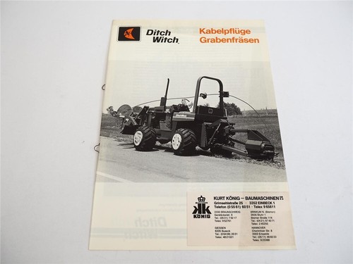 Brochure ditch witch - brochure,